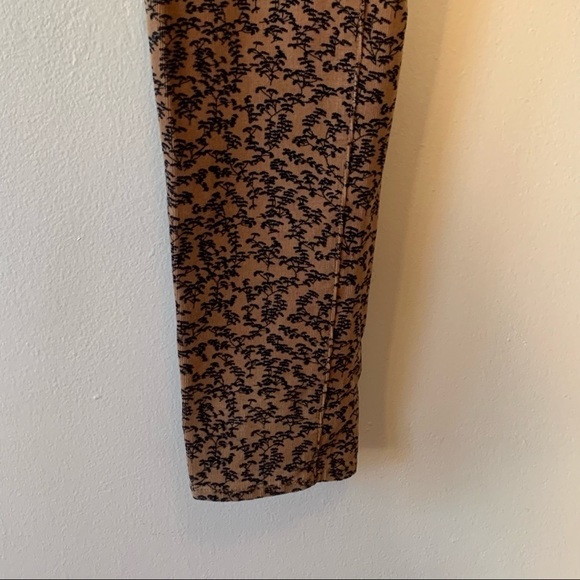 Pilcro Serif Printed Corduroy Skinny Ankle Pants - Picture 4 of 10